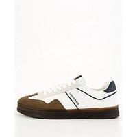 Tommy Jeans The Greenwhich Suede/Leather Retro Sneakers - Off White