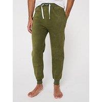 Polo Ralph Lauren Polar Fleece Cuffed Loungewear Pants - Green