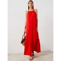 Mango Tulum Maxi Dress - Red