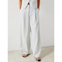 Mango Striped Wide Trouser Co Ord