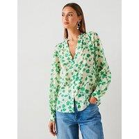 Mango Printed Blouse