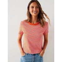 Mango Orange Stripe T-Shirt - Red