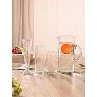 Hestia Set Of 4 Hammered Style Champagne Flute Glasses