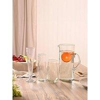 Hestia Hammered Style Glass Jug