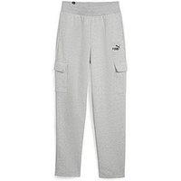 Puma Women'S Essentials+ Cargo Pants - Grey