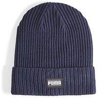 Puma Ribbed Classic Cuff Beanie - Navy