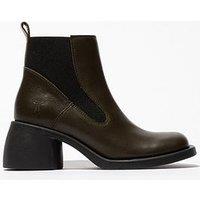 Fly London Hagy149Fly Heeled Ankle Boot - Military