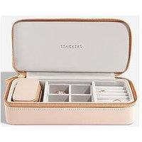 Stackers Large & Petite Travel Box - Blush