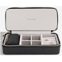 Stackers Large & Petite Travel Box - Black