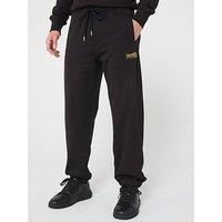 Versace Jeans Couture Metal Plaque Jersey Joggers - Black