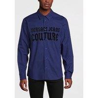 Versace Jeans Couture Gothic Flock Shirt - Blue