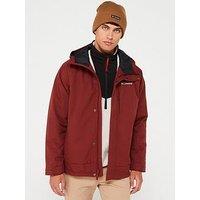 Columbia Men'S Black Mesa Rain Jacket - Red