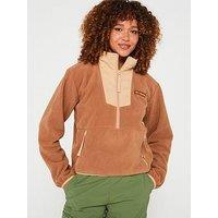 Columbia Women'S Sequoia Grove 1/2 Zip Fleece - Brown