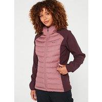 Columbia Women'S Powder Lite Ii Hybrid Hooded Jacket - Purple