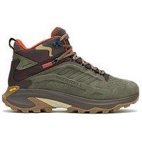 Merrell Men'S Moab Speed 2 Litre Mid Waterproof Hiking Boots - Olive