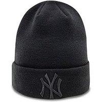 New Era Unisex Mlb Ny Yankees Beanie- Black/Black