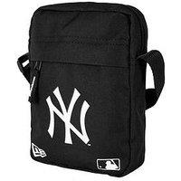 New Era Unisex Ny Yankees Side Bag- Black/White