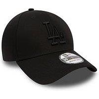 New Era Unisex 39Thirty La Dodgers Cap- Black/Black