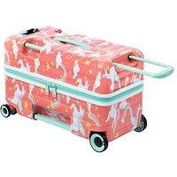 It Luggage Trunkryder Unicorns Kiddies Ride-On Suitcase