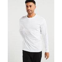 Only & Sons Long Sleeve Relaxed Fit T-Shirt - White