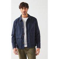 Only & Sons Only & Sons Pinstripe Chore Jacket - Navy