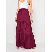 Long Tall Sally Tall Crinkle Tiered Skirt