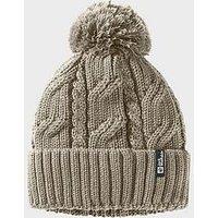Jack Wolfskin Unisex Pompom Beanie - Beige