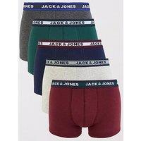 Jack & Jones 5-Pack Logo Waistband Trunks - Multi