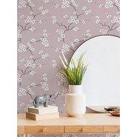 Fresco Apple Blossom Pink Wallpaper