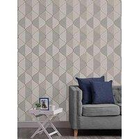 Fresco Ogee Natural Texture Wallpaper