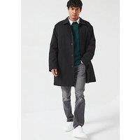 Jack & Jones Premium Padded Mac Coat - Black