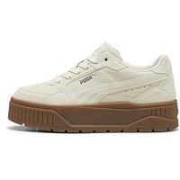 Puma Womens Karmen 2.0 Idol Suede Trainers - White