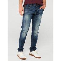 Jack & Jones Jack & Jones Glenn Slim Fit Jeans - Dark Blue Denim