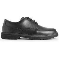Start-Rite Glitch Black Leather Lace Up School Shoe