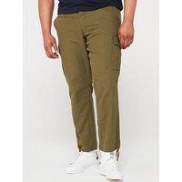 Jack & Jones Plus Kane Barkley Relaxed Fit Cargo Trousers - Green