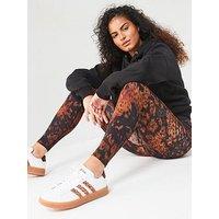 V By Very Curve Ath Leisure Printed High Waisted Legging - Multi