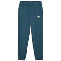 Puma Boys Essentials+ Fleece Logo Pants - Green
