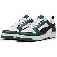 Puma Men'S Rebound V6 Low Trainers - White/Black