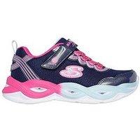 Skechers Girls Twisty Glow Lighted Trainer