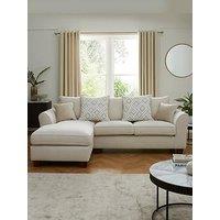 Very Home Amore Fabric Left Hand Corner Chaise Sofa - Fsc Certified