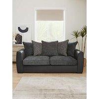 Very Home Cabo Fabric And Faux Leather 3 Seater Sofa - Fsc Certified