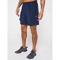 Puma Mens Training Flex 7" Woven Cargo Short - Navy