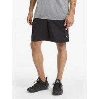 Puma Mens Training Woven 7" Shorts - Black