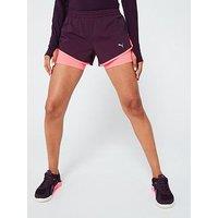 Puma Womens Running Favorite Velocity 2In1 3" Shorts - Purple