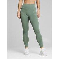 Puma Womens Training Cloudspun High Waisted Full Length Tights - Green