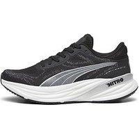 Puma Magnify Nitro 2 Womens Running Shoes Black Cushioned Comfort Run Trainers