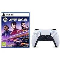 Playstation 5 Ea Sports F1 24 & Dualsense Wireless Controller White