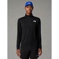 The North Face Mens 24/7 1/4 Zip Tee - Black