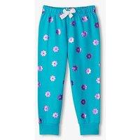 Hatley Girls Sequin Blossom Track Pants - Blue