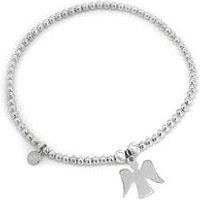 Say It With Mini Guardian Angel Ball Bracelet - Sterling Silver - Junior